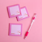 Cowboy Boots Sticky Notes Memo Pad 3x3" — "Yeehaw" Cowboy Cat Illustration