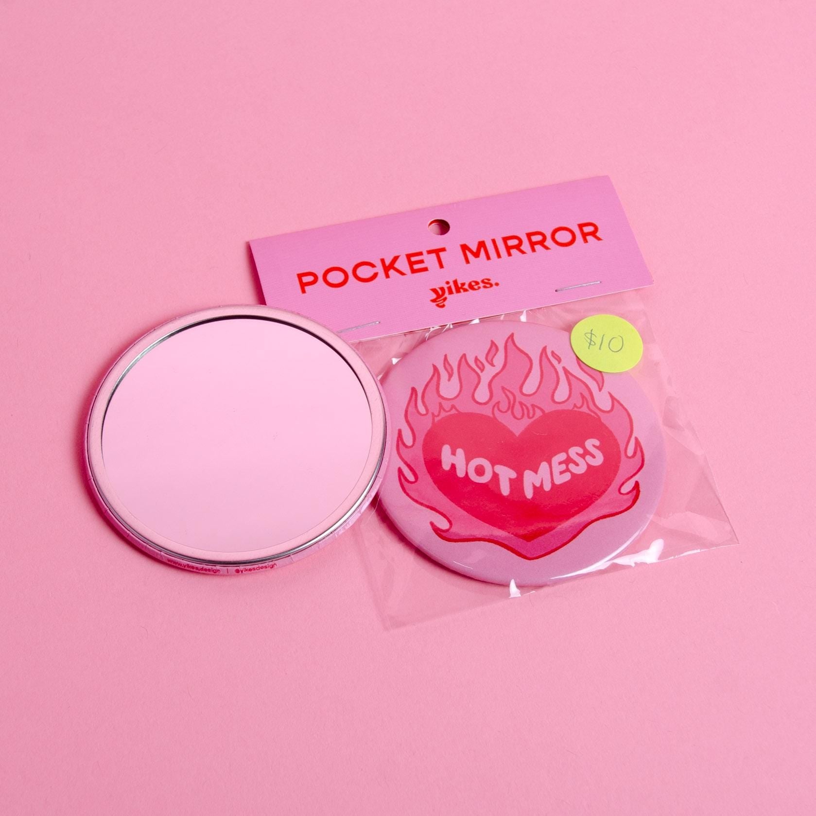 Hot Mess Pocket Mirror – 3" Inch Compact Mirror
