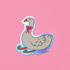 Baby Goose Holographic Vinyl Sticker