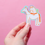 Cowboy Boots Vinyl Sticker — Cat Sticker