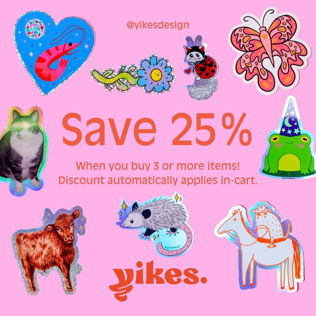 Keep Abortion Safe & Legal Glitter Vinyl Sticker Proceeds to Planned Parenthood