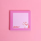 Cowboy Boots Sticky Notes Memo Pad 3x3" — "Yeehaw" Cowboy Cat Illustration