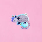 Cute Opossum Holographic Vinyl Sticker