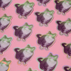 Lazer Booty Funny Cat Sticker (Waterproof & UV Safe)