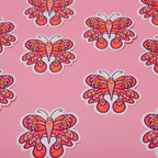 Groovy Butterfly Vinyl Sticker (Waterproof & UV Safe)