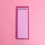 Leopard Print To-Do List Notepad – 3x8" Inches