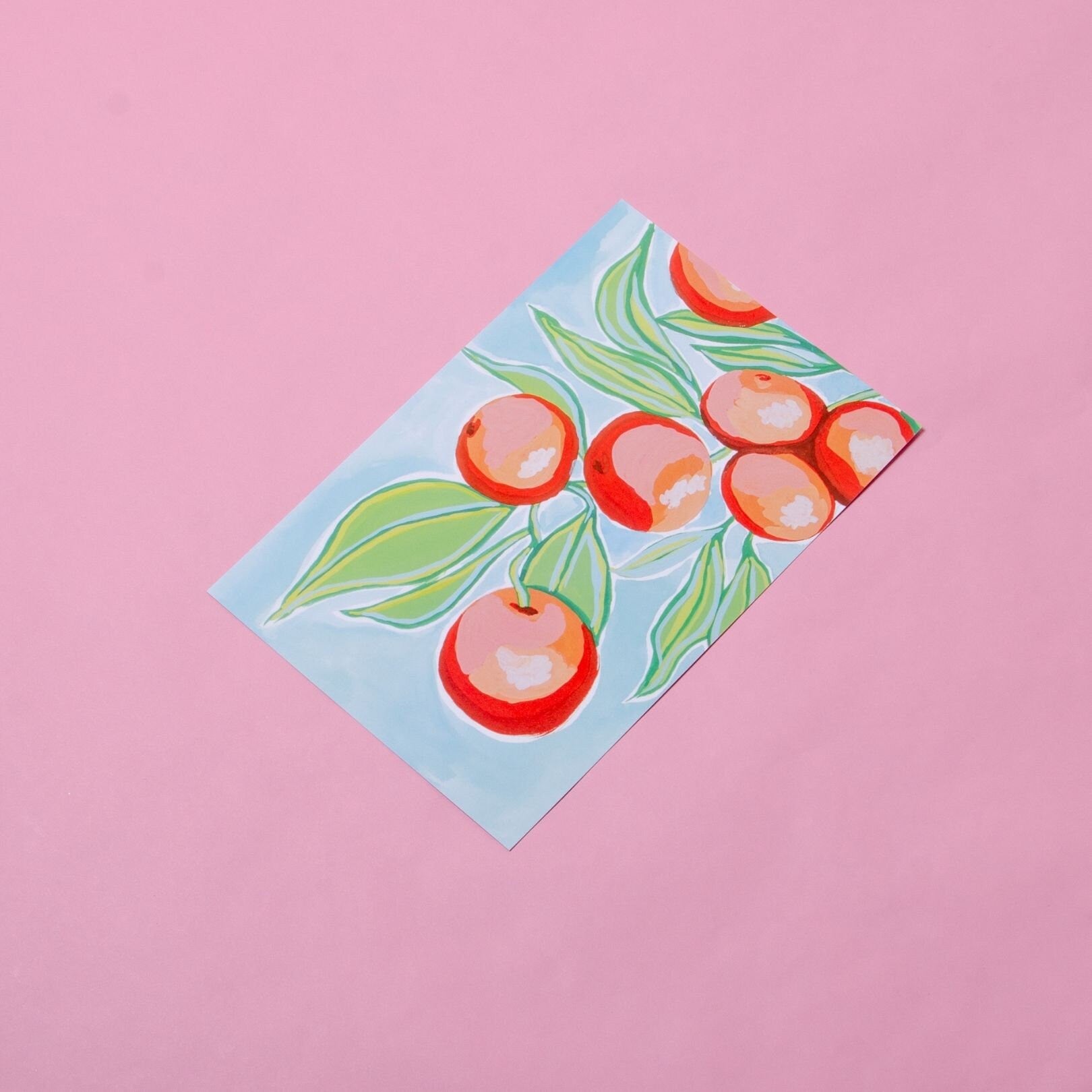 Oranges Gouache Art Print — 6x9"