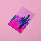 Desert Sunset Gouache Art Print — 6x9"