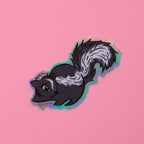 Cute Skunk Holographic Sticker (Waterproof & UV Safe)