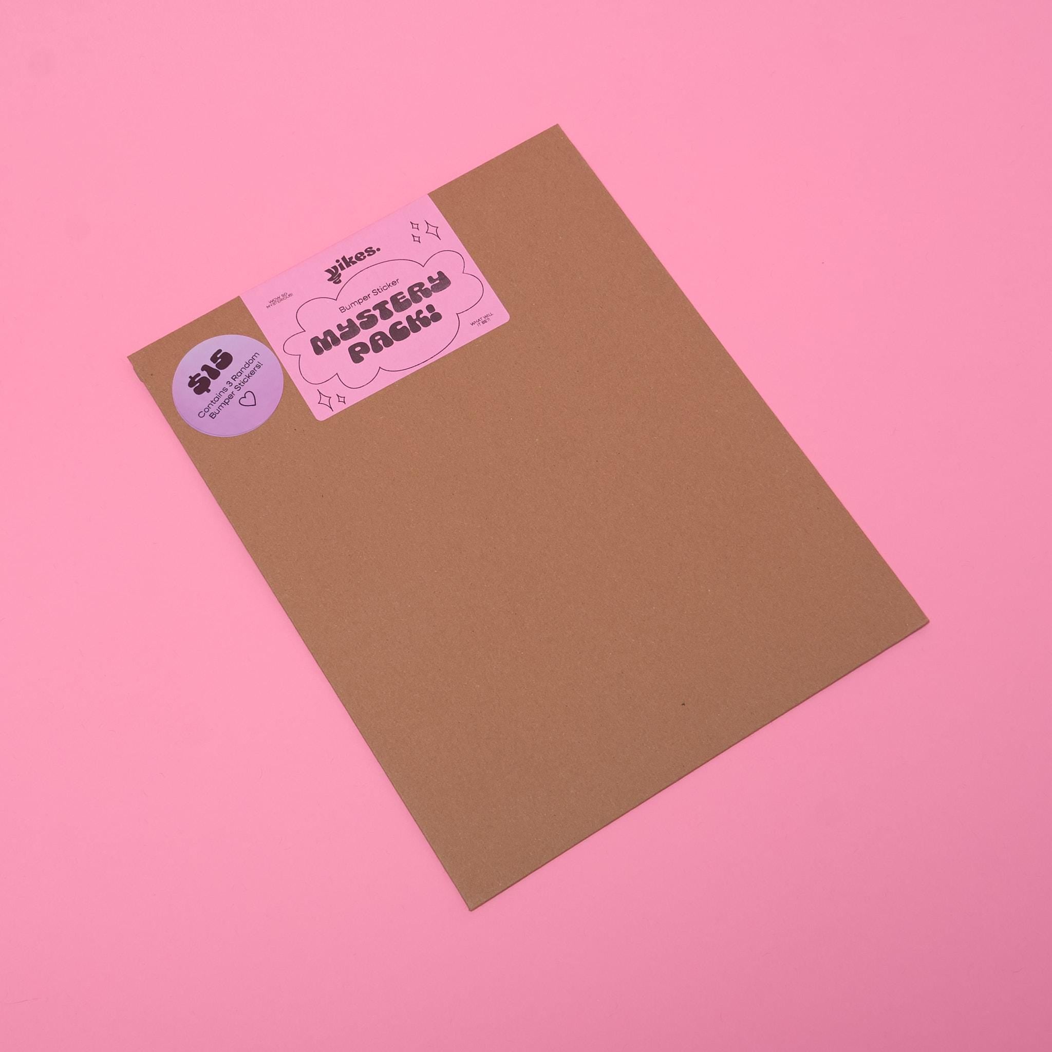 Yikes Mystery Packs — Cards, Stickers, Bumper Stickers, and Bumper Magnets